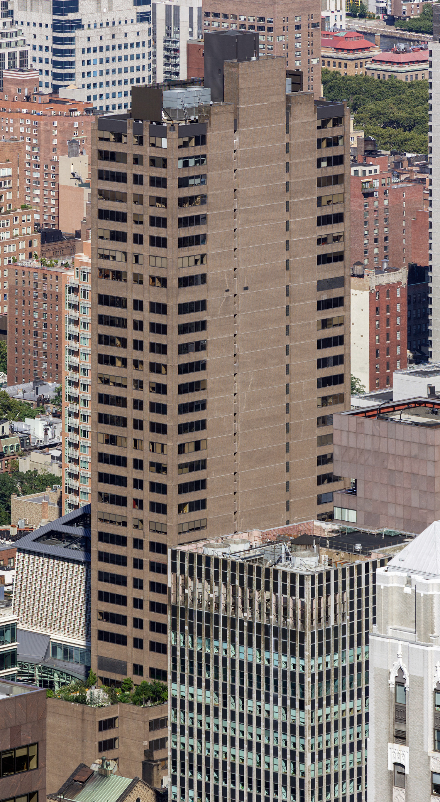 Architect`s and Designer`s Building - View from Top of the Rock